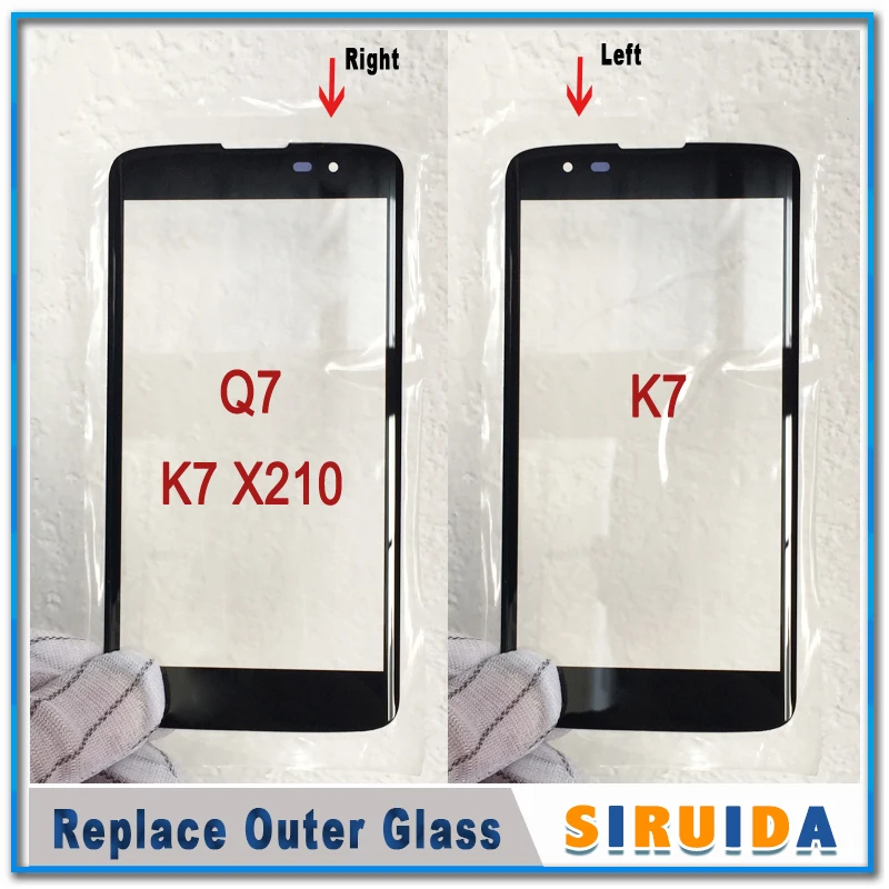 1pcs LCD Front Glass Outer Lens For LG K7 X210 X210DS Q7 Broken Touch Screen Replacement Repairing with tool
1pcs LCD Front Glass Outer Lens For LG K7 X210 X210DS Q7 Broken Touch Screen Replacement Repairing with tool