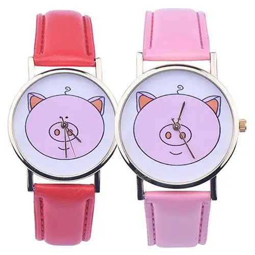 Women Cute Pig Pattern Faux Leather Band Analog Quartz Fashion Wrist Watches Bracelet hot
Women Cute Pig Pattern Faux Leather Band Analog Quartz Fashion Wrist Watches Bracelet hot
