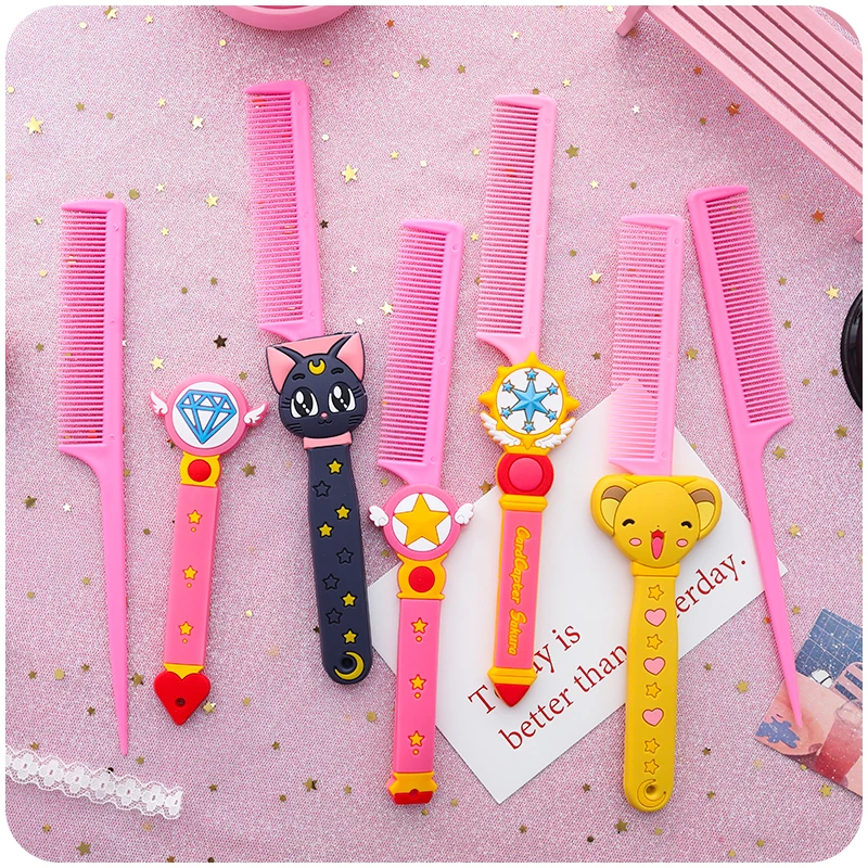 Girls'Heart Student Carry Comb Dense Tooth Comb Children Comb Cartoon Lovely Magic
Girls'Heart Student Carry Comb Dense Tooth Comb Children Comb Cartoon Lovely Magic