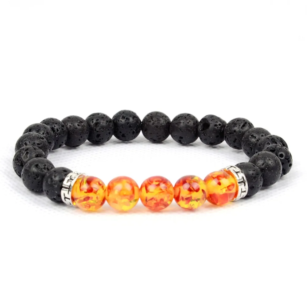 New Design 8mm Lava Stone Beaded Bracelets for Women Jewelry Imitation Ambers Beads Bangle For Men Yoga jewelry
New Design 8mm Lava Stone Beaded Bracelets for Women Jewelry Imitation Ambers Beads Bangle For Men Yoga jewelry