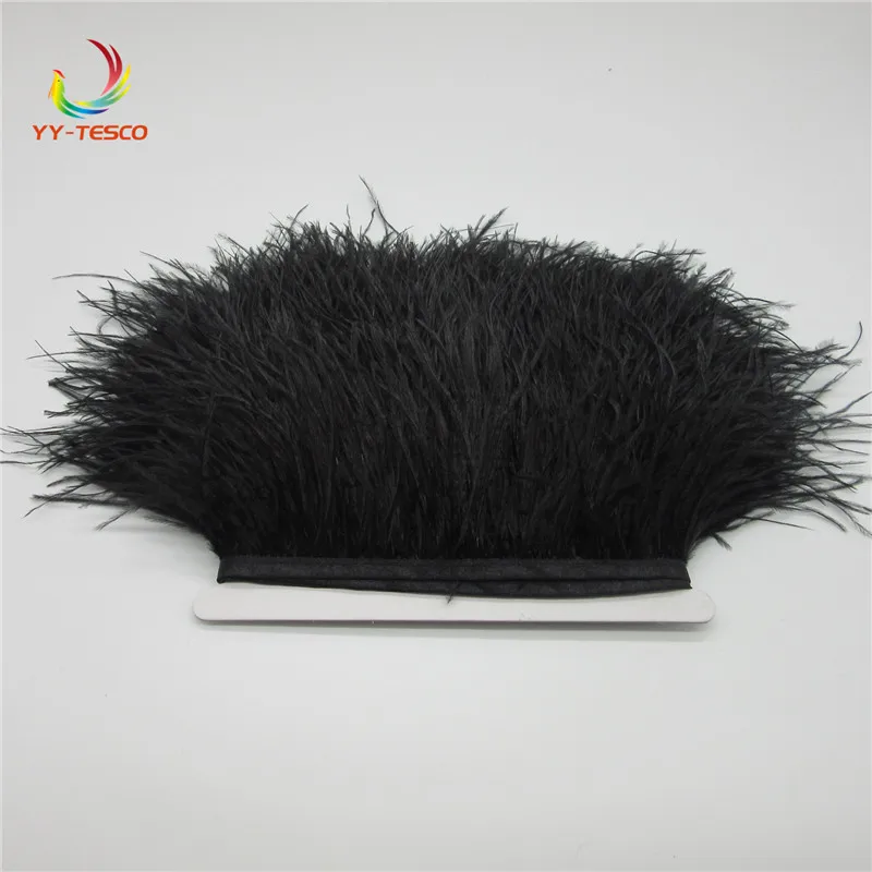 High quality fluffy black ostrich feather trimming cloth sideband 10 yards long DIY clothing decorative accessories 10-12cm
High quality fluffy black ostrich feather trimming cloth sideband 10 yards long DIY clothing decorative accessories 10-12cm