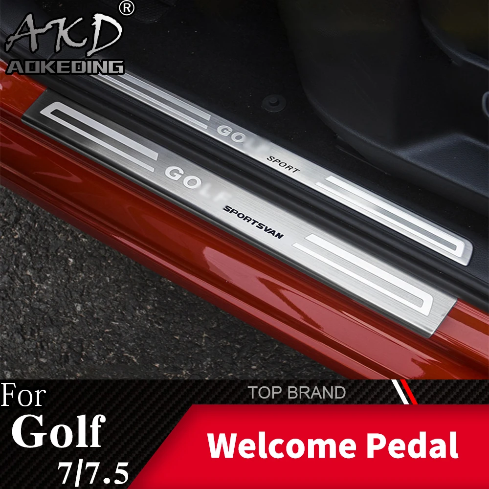 Car-styling for Volkswagen golf7/7.5 Door Sill Scuff Plate Welcome Pedal threshold brilliant pedal
Car-styling for Volkswagen golf7/7.5 Door Sill Scuff Plate Welcome Pedal threshold brilliant pedal