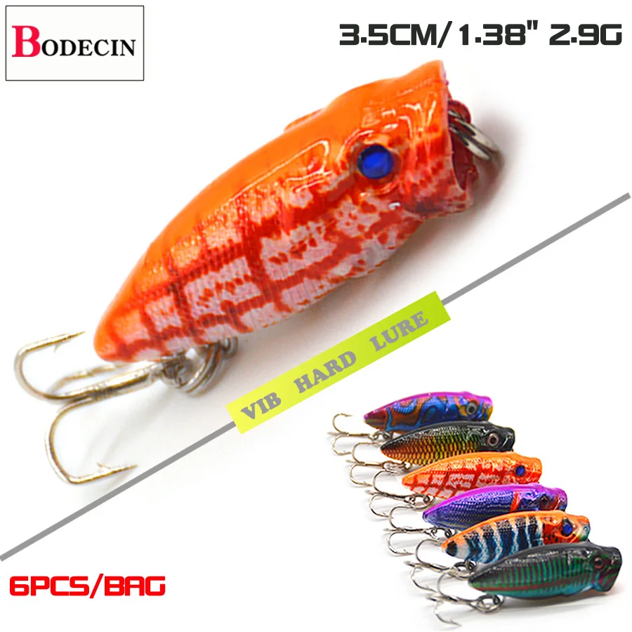 Top Mini Popper Sea Fishing Lure Pike 3D 6pcs Artificial Hard Bait Swimbait Float Poppers Jerkbait Laser Fishing Tackles Baits
Top Mini Popper Sea Fishing Lure Pike 3D 6pcs Artificial Hard Bait Swimbait Float Poppers Jerkbait Laser Fishing Tackles Baits