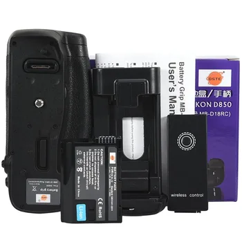 DSTE Remote Control MB-D18 Battery Grip with EN-EL15 Battery for Nikon D850 Camera
DSTE Remote Control MB-D18 Battery Grip with EN-EL15 Battery for Nikon D850 Camera
