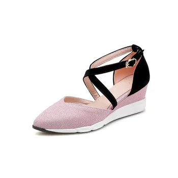 18 years spring and summer season new fashion wedge with a buckle with a pointed hollow student sandals female 18517
18 years spring and summer season new fashion wedge with a buckle with a pointed hollow student sandals female 18517