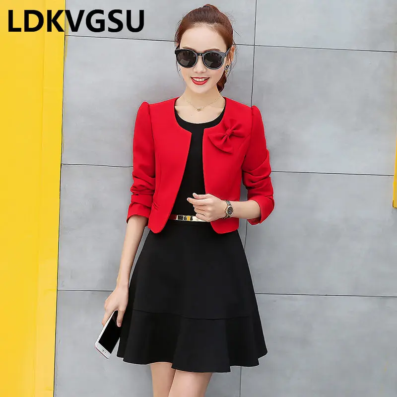 Spring Autumn Small Suit Female 2019 New Thin Temperament Slim Outside Cardigan Ultra Short Long-Sleeved Blazers Is1673
Spring Autumn Small Suit Female 2019 New Thin Temperament Slim Outside Cardigan Ultra Short Long-Sleeved Blazers Is1673