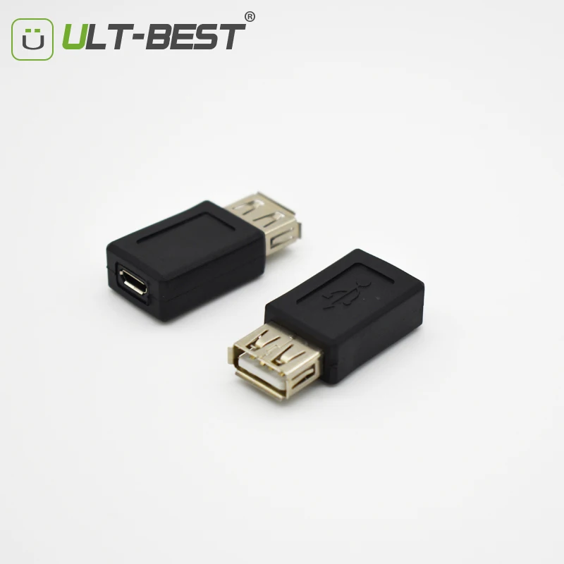 ULT-Best USB 2.0 Type A Female to Micro USB Female Adapter Plug Converter usb 2.0 to Micro usb connector
ULT-Best USB 2.0 Type A Female to Micro USB Female Adapter Plug Converter usb 2.0 to Micro usb connector