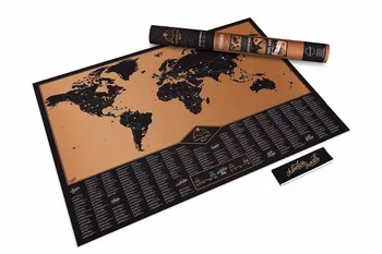 New Design Adventure Scratch Off Map Travelling List Black Scratch World Map Poster for Home Wall Decoration 81
New Design Adventure Scratch Off Map Travelling List Black Scratch World Map Poster for Home Wall Decoration 81