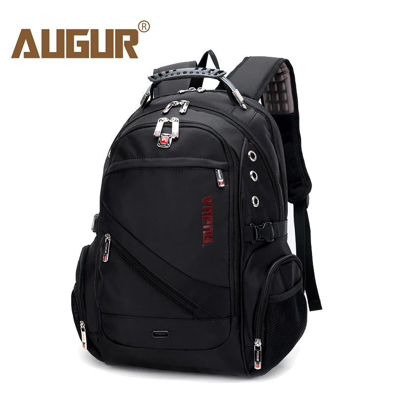 

AUGUR 2018 Brand New Men Backpack Waterproof 17inch Laptop Back pack For Male Teenage college Dayback Larger Capacity Travel Bag