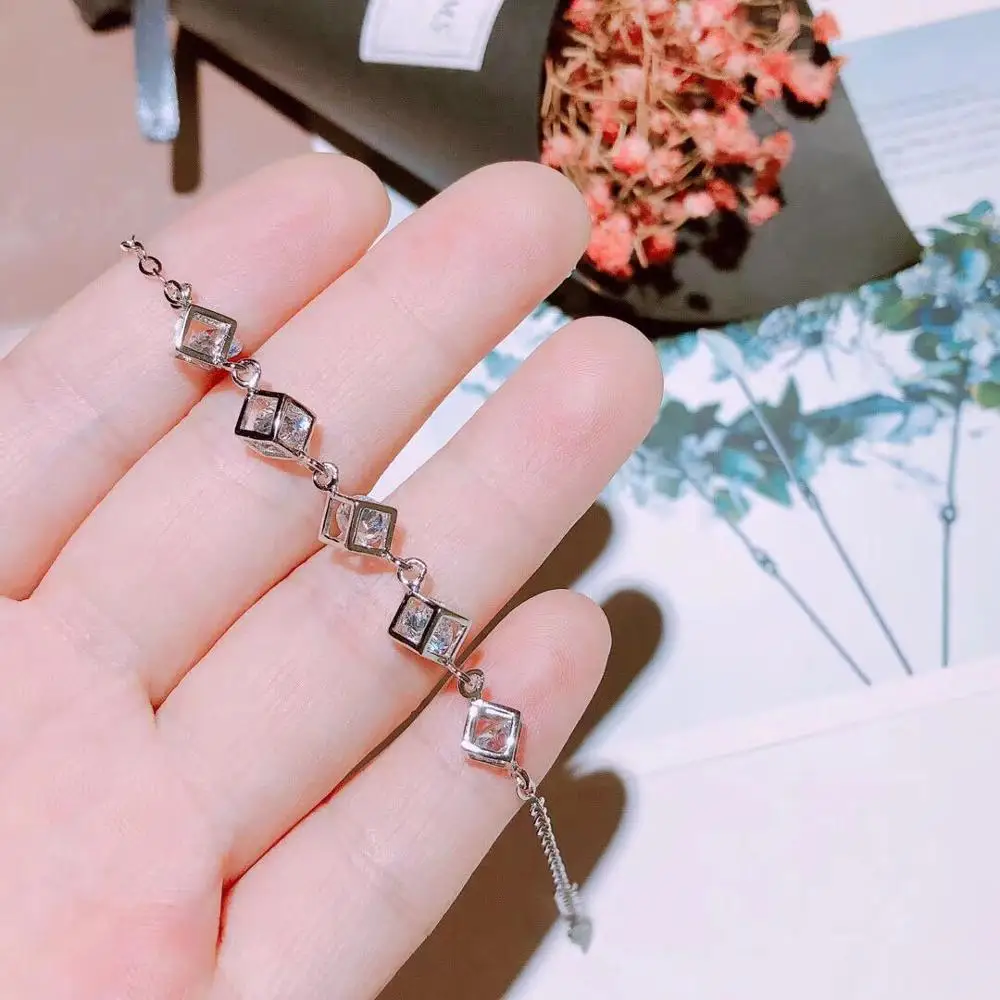 TIFF 925 sterling silver bracelet,Rubik's cube multi-faceted adjustable fashion temperGlamour original temperament girls gift
TIFF 925 sterling silver bracelet,Rubik's cube multi-faceted adjustable fashion temperGlamour original temperament girls gift