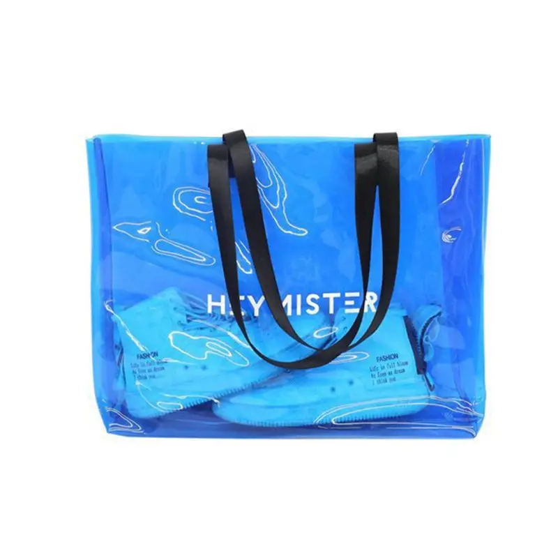 2019 New Arrival Transparent PVC Handbag Beach Shoulder Bag Women Tote Large Capacity
2019 New Arrival Transparent PVC Handbag Beach Shoulder Bag Women Tote Large Capacity