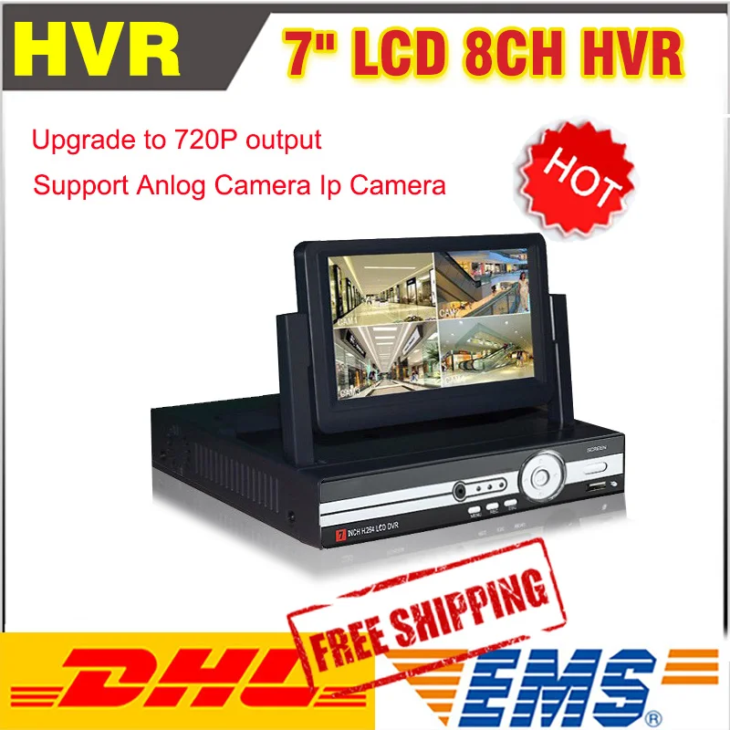 8 Channel AHD 7" LCD 720P Hybrid HVR/DVR NVR CCTV 8CH DVR Recorder Support AHD+Analog+IP Camera Mobile Phone Viewing
8 Channel AHD 7" LCD 720P Hybrid HVR/DVR NVR CCTV 8CH DVR Recorder Support AHD+Analog+IP Camera Mobile Phone Viewing