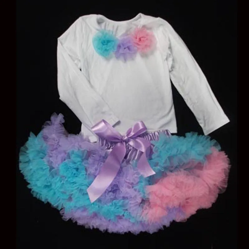 2019 new Children's sets long sleeve tops + skirts Rainbow pettiskirt pink purple blue color girls clothes
2019 new Children's sets long sleeve tops + skirts Rainbow pettiskirt pink purple blue color girls clothes