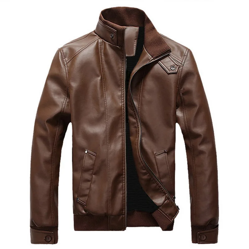 2019 New Fashion Leather Jacket Men Soft PU Leather Jacket Male Business Casual Coats Leather Biker Jackets Plus Size 3XL
2019 New Fashion Leather Jacket Men Soft PU Leather Jacket Male Business Casual Coats Leather Biker Jackets Plus Size 3XL
