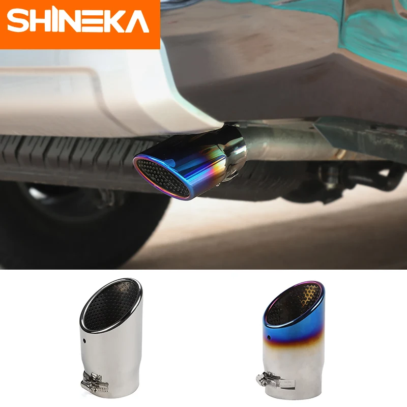 SHINEKA General purpose Stainless Steel Car Rear Round Exhaust Muffler Car Tail Throat Liner pipe Accessories For Toyota 4Runner
SHINEKA General purpose Stainless Steel Car Rear Round Exhaust Muffler Car Tail Throat Liner pipe Accessories For Toyota 4Runner
