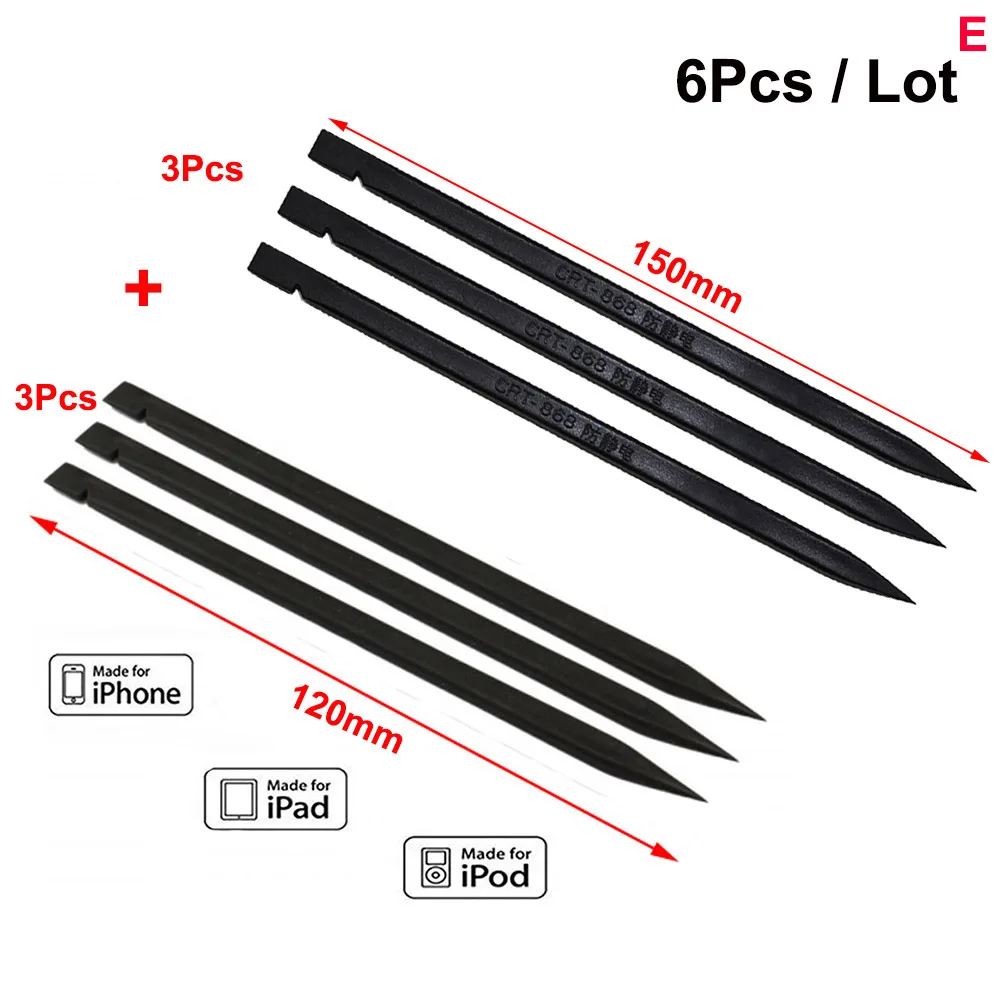 Repair Opening Kit Plastic Spudger Crowbar Set Pry Bar Pick for iPhone iPad Laptop Computer Tool Kit
Repair Opening Kit Plastic Spudger Crowbar Set Pry Bar Pick for iPhone iPad Laptop Computer Tool Kit