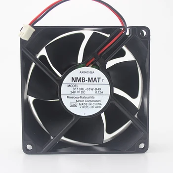 Original 3110RL-05W-B49 24V 0.12A 80 * 80 * 25MM 8cm Cooling Fan