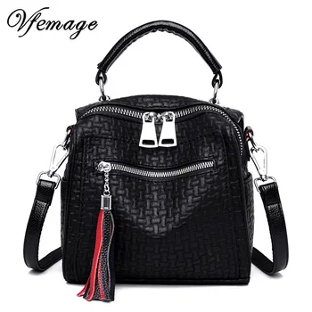 Vfemage 2019 New Multifunction Bags Women Handbags Tassel Soft Leather Female Shoulder Bag Messenger Ladies Crossbody Bag Bolsos
Vfemage 2019 New Multifunction Bags Women Handbags Tassel Soft Leather Female Shoulder Bag Messenger Ladies Crossbody Bag Bolsos