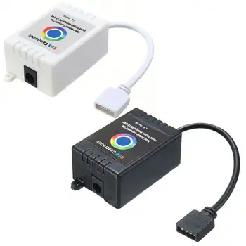 White/Black 12-24V Wireless bluetooth Music Smartphone App Remote RGB Controller For 5050 RGB LED Strip For IOS For Android
White/Black 12-24V Wireless bluetooth Music Smartphone App Remote RGB Controller For 5050 RGB LED Strip For IOS For Android
