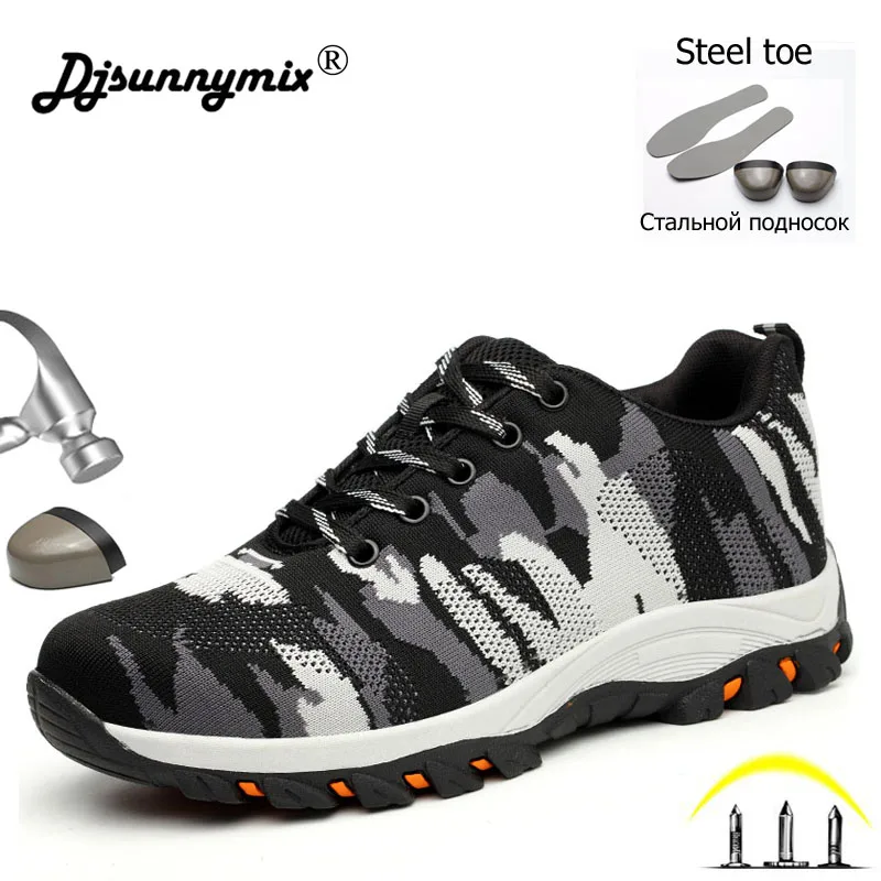 Construction Men's Outdoor Plus Size Steel Toe Work Boots Shoes Men Steel plate bottom Puncture Proof Safety Shoes unisex
Construction Men's Outdoor Plus Size Steel Toe Work Boots Shoes Men Steel plate bottom Puncture Proof Safety Shoes unisex