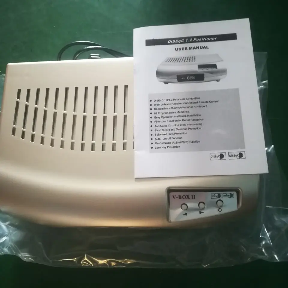 V-BoxII positioner; 24 inch actuator; c/ku lnb; 2pcs conical scalar ring and lnb 5 holders from China factory
V-BoxII positioner; 24 inch actuator; c/ku lnb; 2pcs conical scalar ring and lnb 5 holders from China factory