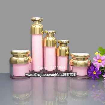10pcs 30g Airless Acrylic Pink Facial Cream Jar Airless Toner Bottle Empty Airless Lotion Pump Bottle Gold Cap 15ml 30ml 50ml
10pcs 30g Airless Acrylic Pink Facial Cream Jar Airless Toner Bottle Empty Airless Lotion Pump Bottle Gold Cap 15ml 30ml 50ml