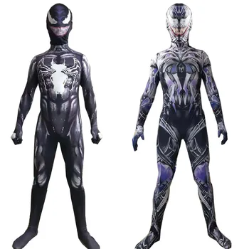 Spiderman Venom Symbiote Super Hero Cosplay Costume Adult Child Halloween Carnival Party Tights Jumpsuit Mask Set
Spiderman Venom Symbiote Super Hero Cosplay Costume Adult Child Halloween Carnival Party Tights Jumpsuit Mask Set