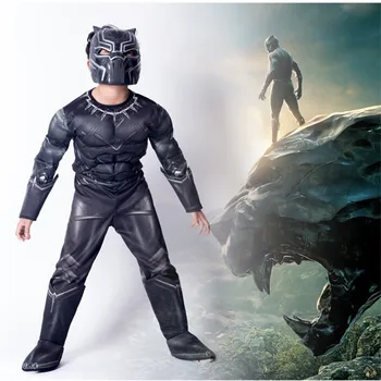 Black Panther Cosplay Kids Child Boy's Black Panther Muscle Costume Jumpsuit Bodysuit Superhero Halloween Cosplay Costume Outfit
Black Panther Cosplay Kids Child Boy's Black Panther Muscle Costume Jumpsuit Bodysuit Superhero Halloween Cosplay Costume Outfit