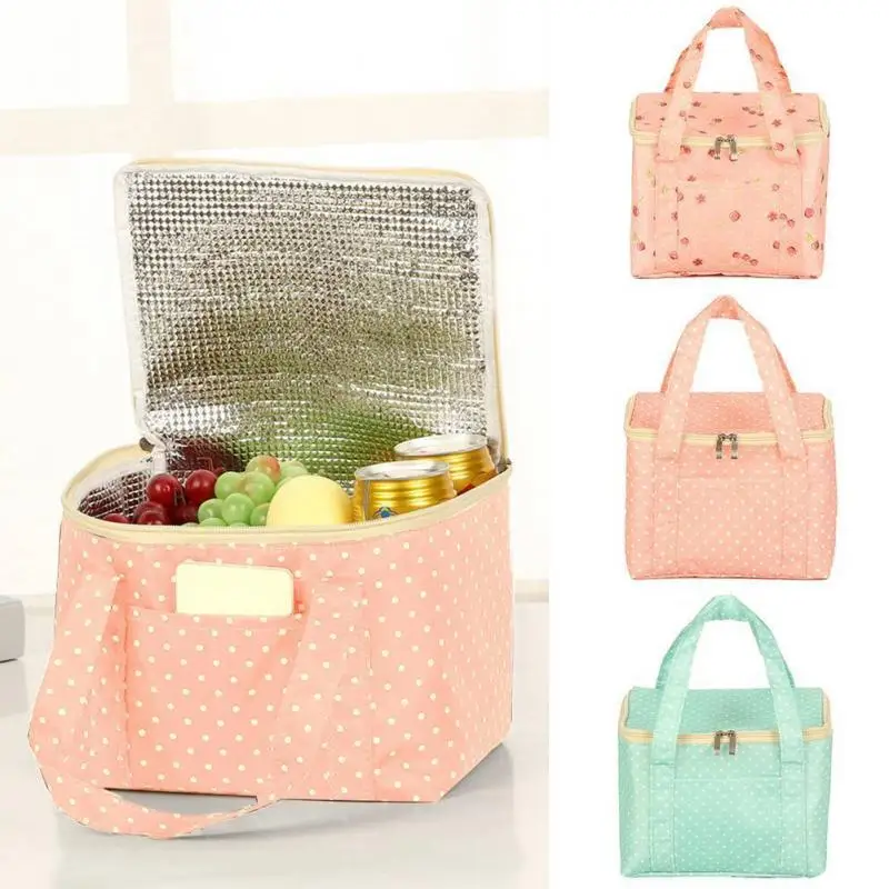 Portable Lunch Bag Thermal Insulated Cold Keep Food Safe Snack Lunch Box Dot Travel Picnic Food Pouch For Girls Women
Portable Lunch Bag Thermal Insulated Cold Keep Food Safe Snack Lunch Box Dot Travel Picnic Food Pouch For Girls Women