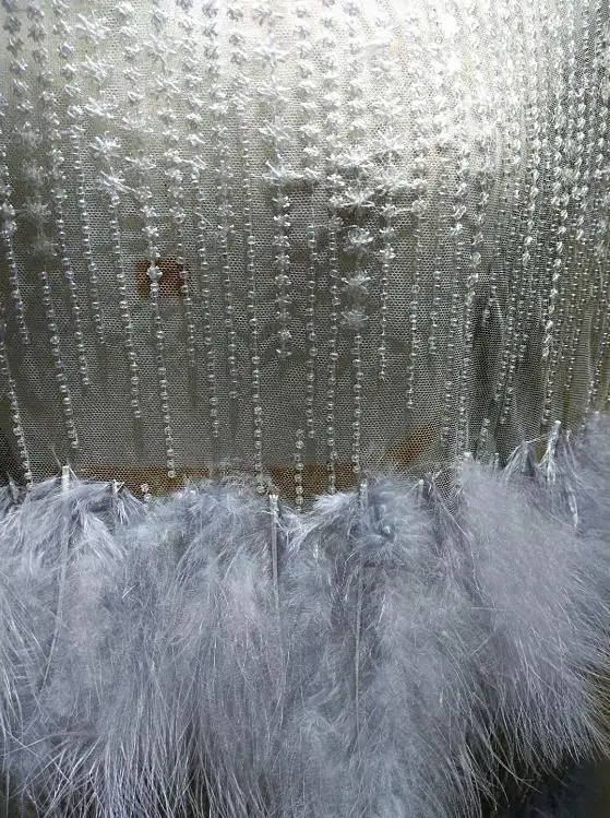 Wedding dress fabric feathers with beaded lace fabric French tulle 04181 African lace party clothing fabric
Wedding dress fabric feathers with beaded lace fabric French tulle 04181 African lace party clothing fabric