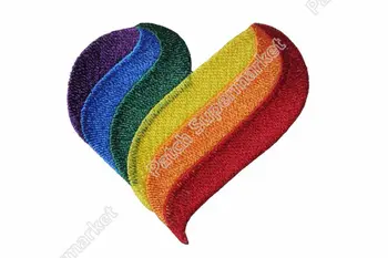3" GAY LESBIAN LGBT RAINBOW PRIDE FLAG BIG HEART SHAPE EMBROIDERED IRON ON PATCHES CREST BADGE
3" GAY LESBIAN LGBT RAINBOW PRIDE FLAG BIG HEART SHAPE EMBROIDERED IRON ON PATCHES CREST BADGE
