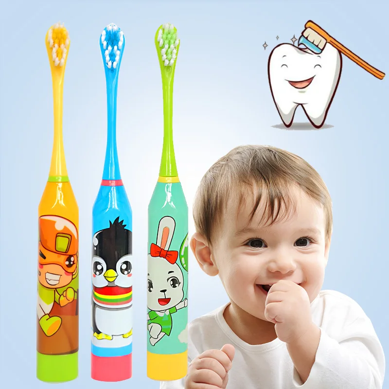 Electric Teeth Brush For Kids Children Electric Toothbrushes Cartoon Pattern Ultrasonic Waterproof Tooth Brush with 1pcs Head
Electric Teeth Brush For Kids Children Electric Toothbrushes Cartoon Pattern Ultrasonic Waterproof Tooth Brush with 1pcs Head