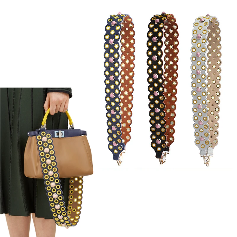 AUTEUIL PARIS Spring Summer Shoulder Strap Rivet Women Bag Accessories Strap3 You Hollow Out Bag Strap Leather Ladies Straps
AUTEUIL PARIS Spring Summer Shoulder Strap Rivet Women Bag Accessories Strap3 You Hollow Out Bag Strap Leather Ladies Straps