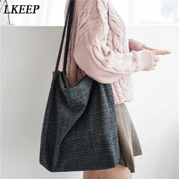 2019 New Women Handbag Casual Totes Vintage Plaid Cotton Blend Message Shoulder Bag Large Capacity Women top-handle Bag
2019 New Women Handbag Casual Totes Vintage Plaid Cotton Blend Message Shoulder Bag Large Capacity Women top-handle Bag