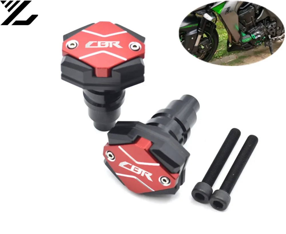 CBR logo Motorcycle Frame Slider Anti Crash Caps protection Moto Crash Pad for honda CBR600RR 900 929 954 919 CBR650F 600F 1000R
CBR logo Motorcycle Frame Slider Anti Crash Caps protection Moto Crash Pad for honda CBR600RR 900 929 954 919 CBR650F 600F 1000R