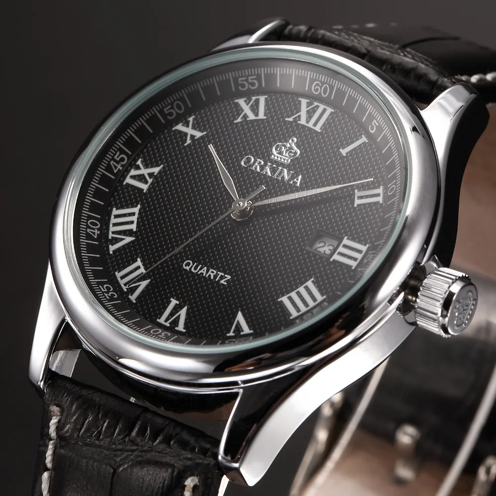 Orkina Relojes 2016 New Clock Men Luxury Masterpiece Elegant Date Display Black Leather Band Wrist Watch Cool Horloges Mannen
Orkina Relojes 2016 New Clock Men Luxury Masterpiece Elegant Date Display Black Leather Band Wrist Watch Cool Horloges Mannen