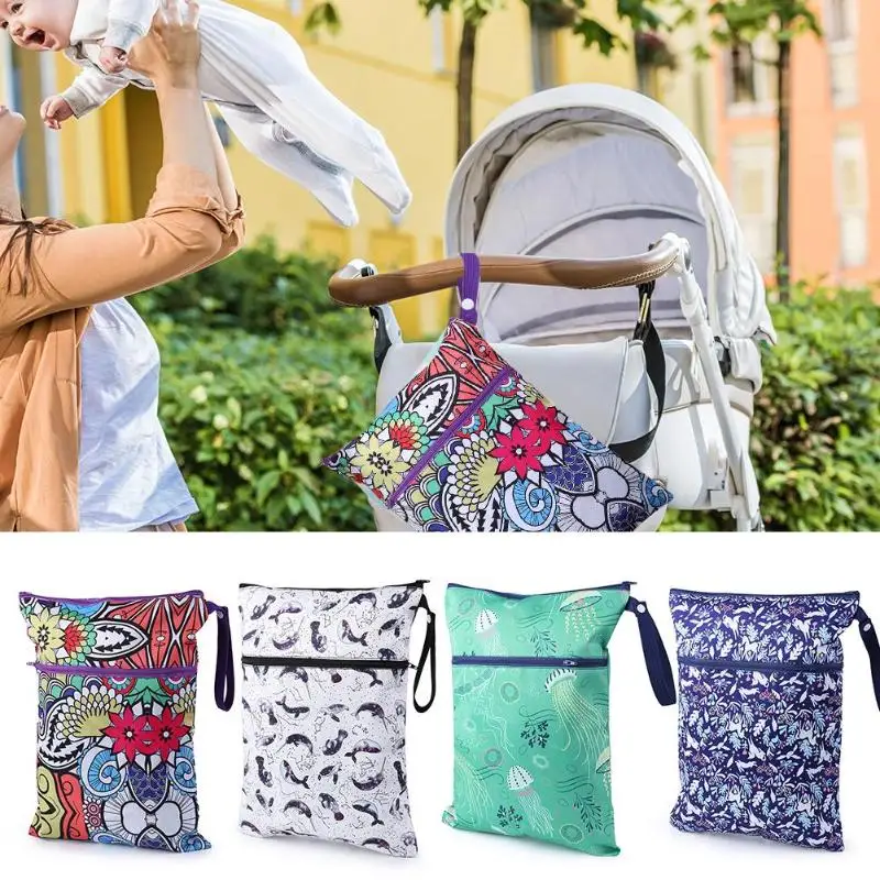 Waterproof Reusable Wet Bag Printed Pocket Nappy Bags PUL Travel Wet Dry Bags Mini Size Diaper Bag
Waterproof Reusable Wet Bag Printed Pocket Nappy Bags PUL Travel Wet Dry Bags Mini Size Diaper Bag