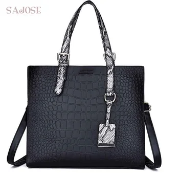 Women Leather Bag Fashion Snake Handbag High Quality Lady Brand Casual Tote Bag Crocodile Pattern Female Shoulder Messenger Bags
Women Leather Bag Fashion Snake Handbag High Quality Lady Brand Casual Tote Bag Crocodile Pattern Female Shoulder Messenger Bags