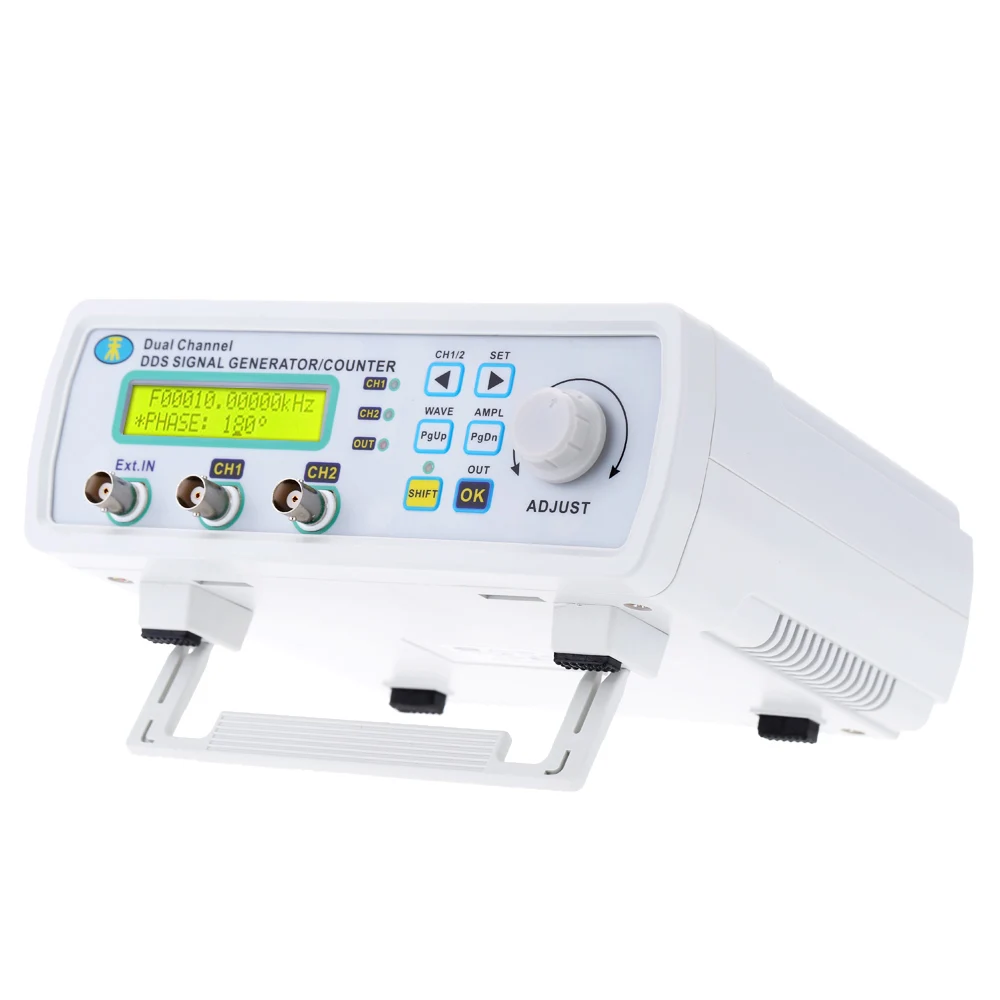 High Precision Digital DDS Dual-channel Signal Source Generator Arbitrary Waveform Frequency Meter 200MSa/s 6MHz
High Precision Digital DDS Dual-channel Signal Source Generator Arbitrary Waveform Frequency Meter 200MSa/s 6MHz