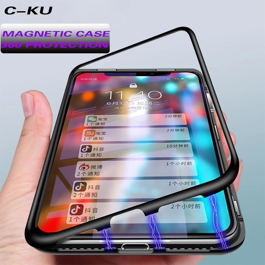 Luxury Magnetic Adsorption Phone Case for Oneplus 6 6t Metal Frame Bumper Clear Tempered Glass Back Cover for Oneplus6 Oneplus6t
Luxury Magnetic Adsorption Phone Case for Oneplus 6 6t Metal Frame Bumper Clear Tempered Glass Back Cover for Oneplus6 Oneplus6t