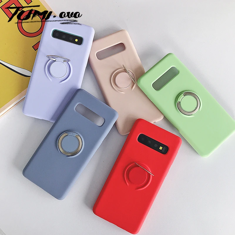 Original Liquid Silicone Stand Hand Ring Cases for Samsung Galaxy S8 S9 Plus S10 Lite S10E Note 9 J4 J6 2018 A50 A70 A10 A20 A30
Original Liquid Silicone Stand Hand Ring Cases for Samsung Galaxy S8 S9 Plus S10 Lite S10E Note 9 J4 J6 2018 A50 A70 A10 A20 A30