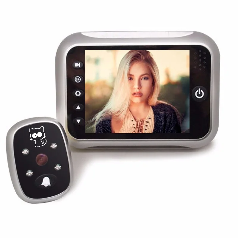 Magic Door Eye ding ding campainha door peephole 3.5 inch LCD IR Night vision 3X Zoom Photos Take Video Record 32 Rings Max 32GB
Magic Door Eye ding ding campainha door peephole 3.5 inch LCD IR Night vision 3X Zoom Photos Take Video Record 32 Rings Max 32GB