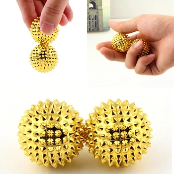1pair Magnetic Masajeador Ball Roller Fitness Cross Fit Spiky Massage Ball Myofascial Release Exercise Ball Hand Muscle Relax
1pair Magnetic Masajeador Ball Roller Fitness Cross Fit Spiky Massage Ball Myofascial Release Exercise Ball Hand Muscle Relax