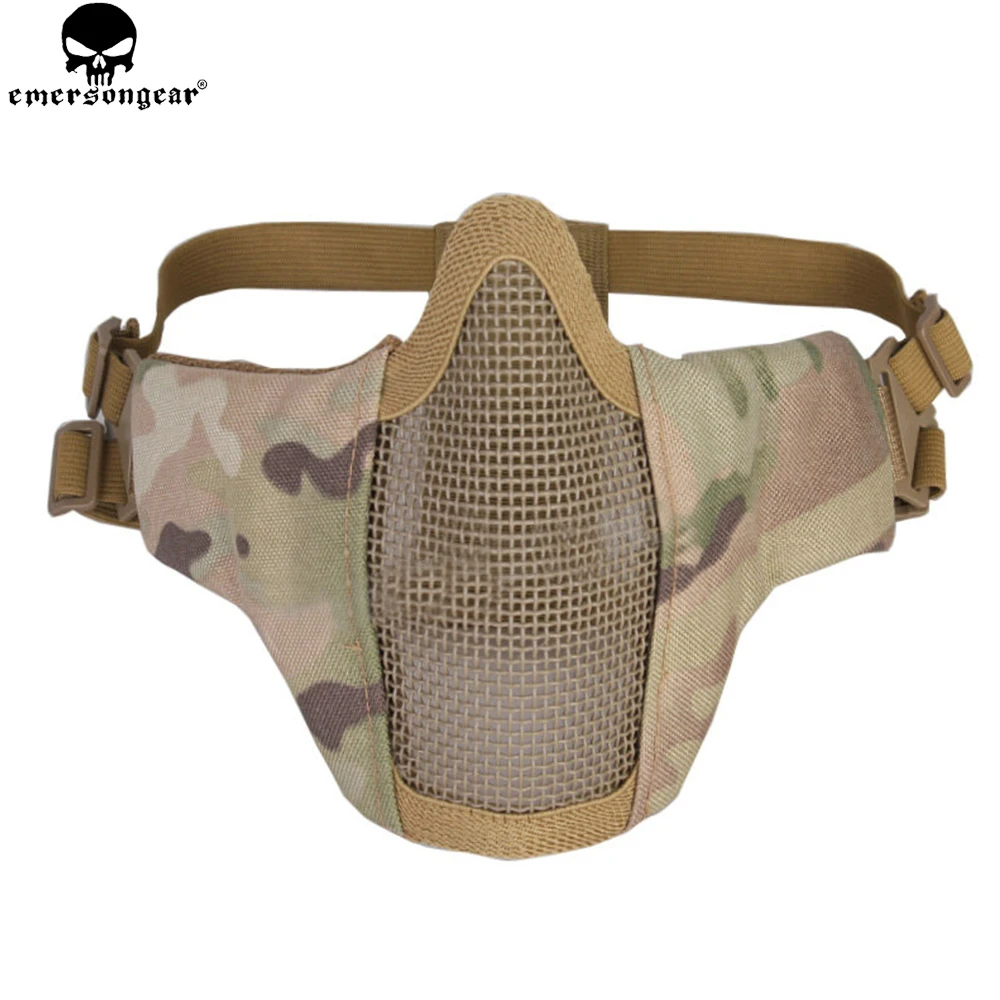 EmersonGear PDW Half Face Protective MESH Mask Airsoft Field CS Game Desert Digital Black Skull MultiCam Black Foam Inside
EmersonGear PDW Half Face Protective MESH Mask Airsoft Field CS Game Desert Digital Black Skull MultiCam Black Foam Inside
