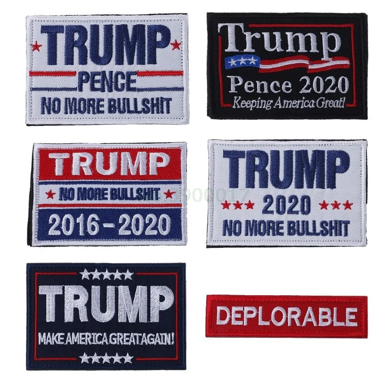 Full Embroidery Trump Patch Attach Armband Applique Shoulder Sewing Badge Fabric Cloth
Full Embroidery Trump Patch Attach Armband Applique Shoulder Sewing Badge Fabric Cloth