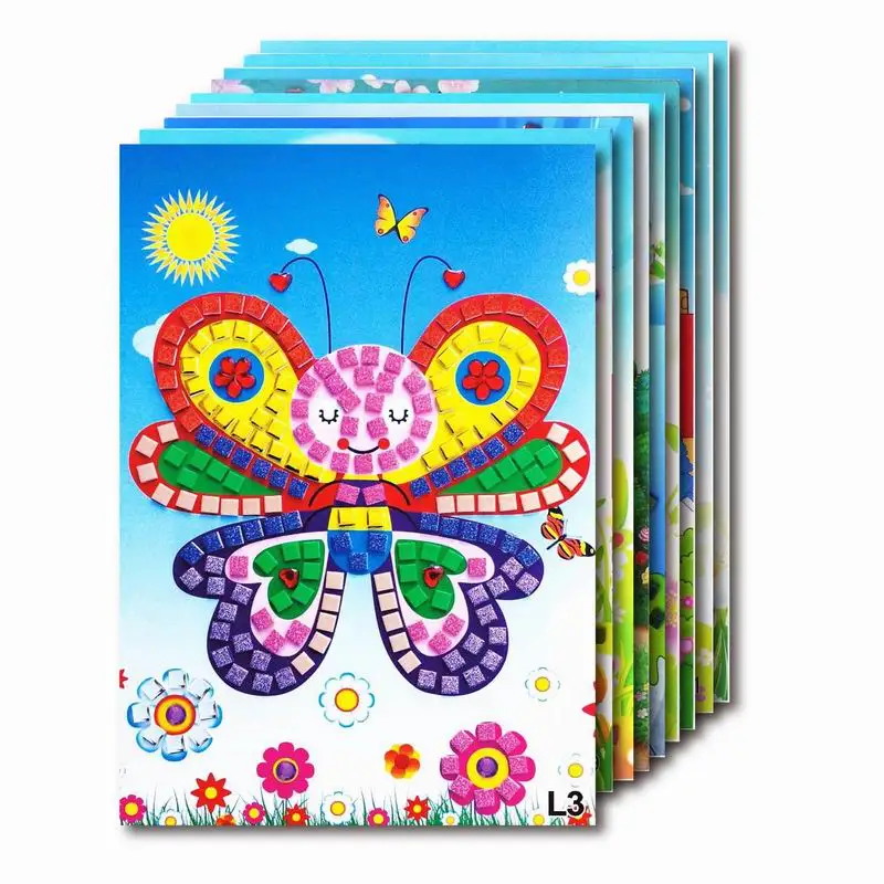 5 designs/ 3D Children Puzzle DIY Foam Mosaic Stickers Art EVA Cartoon Crystal 3D Sticker Creative Educational Toys For Kids
5 designs/ 3D Children Puzzle DIY Foam Mosaic Stickers Art EVA Cartoon Crystal 3D Sticker Creative Educational Toys For Kids