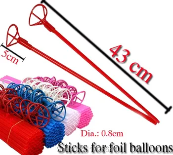 Foil balloon Strong holder 43cm Long Sticks and hooks Plastic Rods Classic toys Birthday party supplies 50sets/lot free shipping
Foil balloon Strong holder 43cm Long Sticks and hooks Plastic Rods Classic toys Birthday party supplies 50sets/lot free shipping