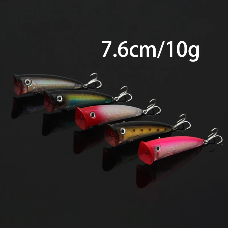 1pc/Lot Hard Popper Fishing Lure 7.6cm 10g ABS Plastic Popper Artificial Bait Lure Casting Fishing Tackle
1pc/Lot Hard Popper Fishing Lure 7.6cm 10g ABS Plastic Popper Artificial Bait Lure Casting Fishing Tackle
