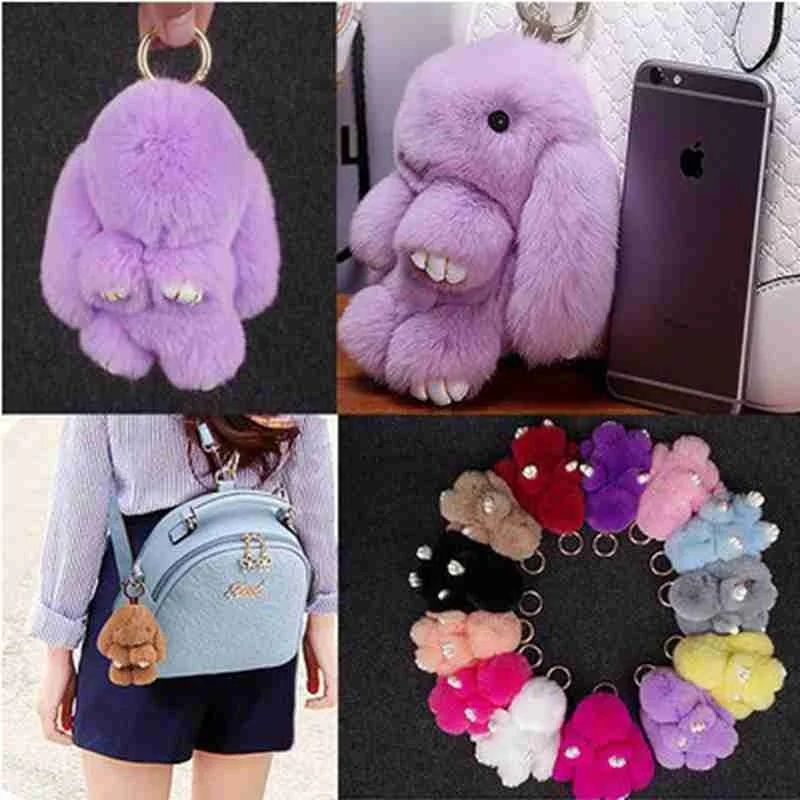 Rabbit Keychain Cute Fluffy Bunny Keychain Rex Genuine Rabbit Fur Pompom Key Ring
Rabbit Keychain Cute Fluffy Bunny Keychain Rex Genuine Rabbit Fur Pompom Key Ring