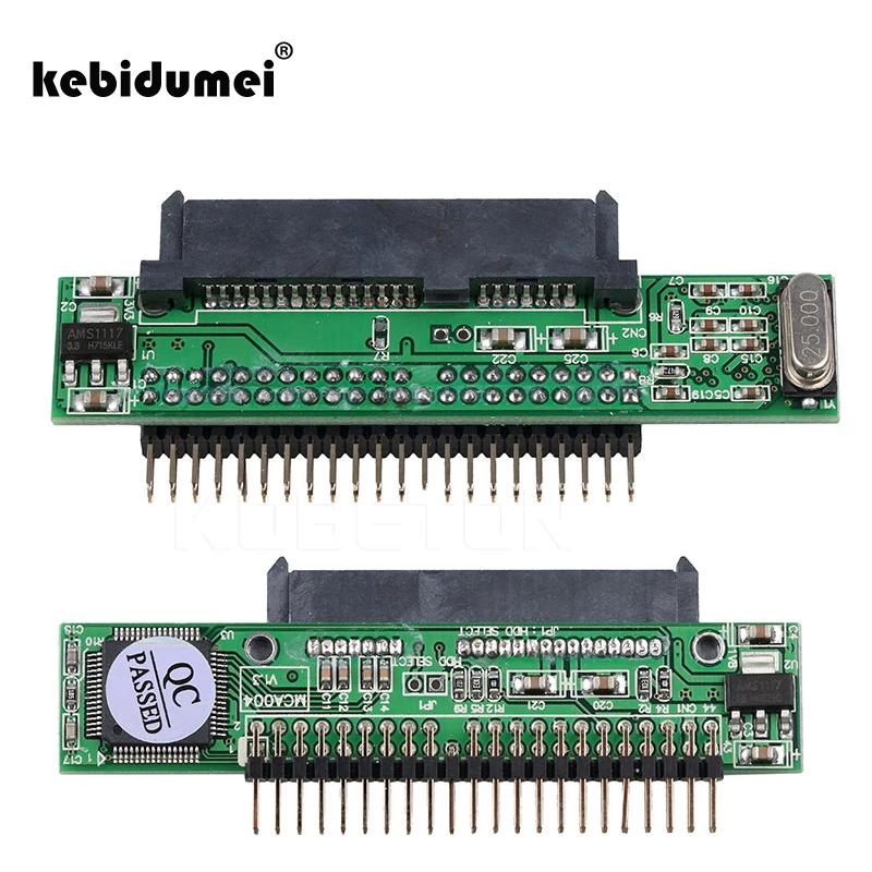 Kebidumei Sata к IDE PCI карта 2 5 "IDE Мужской адаптер 40 Pin порт 1.5Gbs Поддержка ATA 133 100 HDD CD DVD